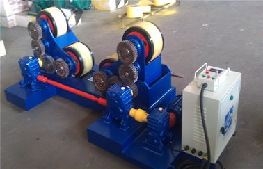 5T - 60T Pipe Welding self - aligning Rotator with rubber rollers , tank turning rolls