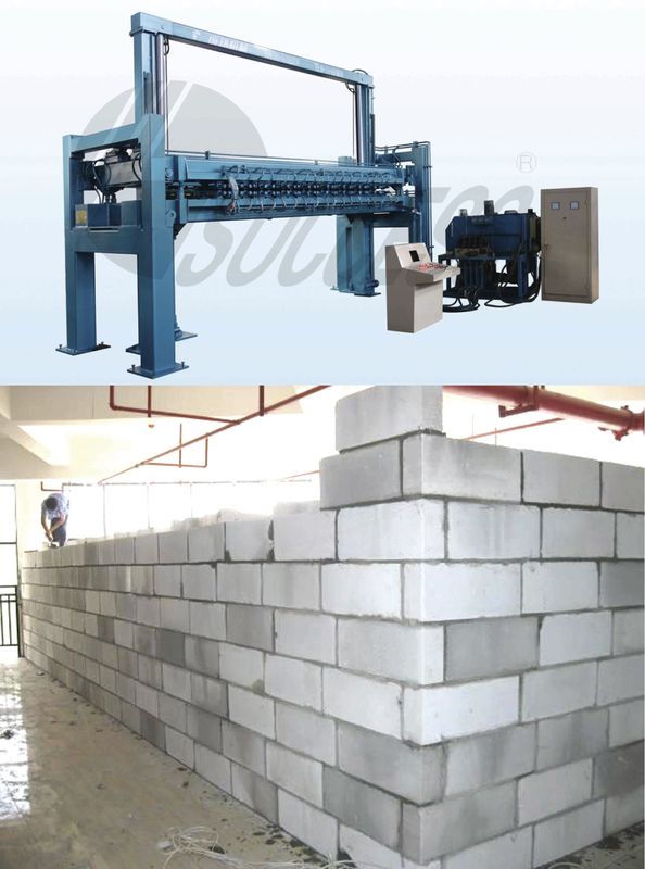 China Autoclaved Aerated Concrete Block Making Plant 