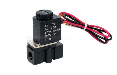 2.5mm Plastic Steel Two Position Two Way Solenoid Valve , Direct Acting Valve