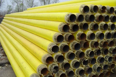 API 5L / API 5CT Yellow Foamed Insulation Steel Pipe For Oil or Gas Pipeline