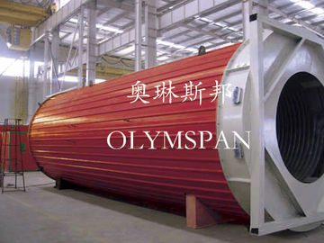 Hot Oil Fired Horizontal Thermal Oil Boiler High Efficiency For Plastic / Rubber