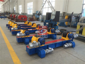 PU Roller Welding Rotator , 10T Conventional Bolt Adjustable Tank Turning Roll