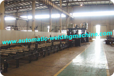 Precision H Beam Horizontal Welding Machine , Spot Welding Equipment