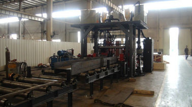 Precision H Beam Horizontal Welding Machine , Spot Welding Equipment