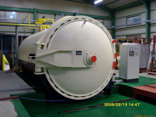 Food Deep Processing Laminated Glass Autoclave / Autoclave Machine Φ3.2m