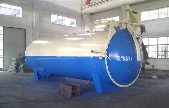 Industrial Vulcanizing Autoclave Lamination For Wood / Rubber , Lightweight