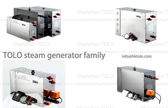 3 Phase Wet household steam generator auto flushing for steam bath