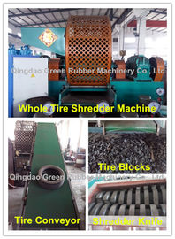 Whole Waste Tyre Cutting Machine Tyre Cutter