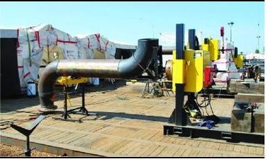 Second prefabrication pipeline welding equipment