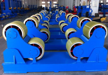 60 Tons Self-aligned Pressure Vessel Tank Welding Turning Rolls With Full Pu Wheels