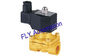 220VAC DIN43650A 2 Way Forged Brass Conductive Water Solenoid Valves 2W160-10 UW-10